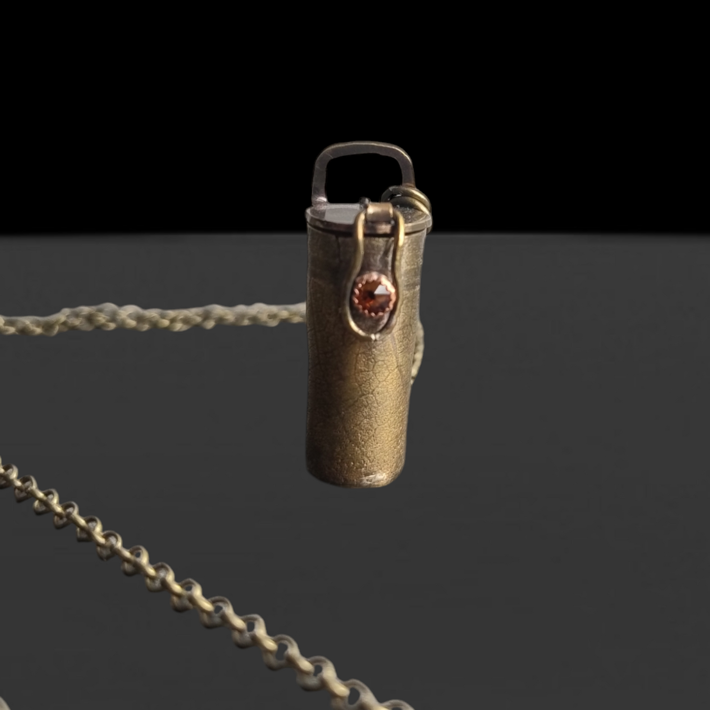 Gros plan locket orange