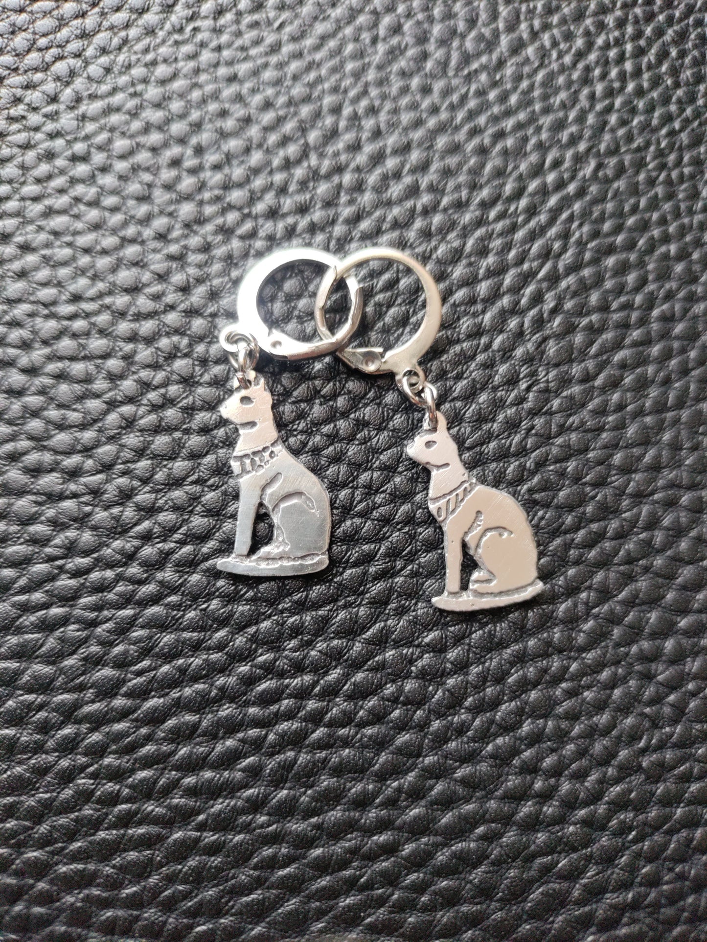 Parure collier et boucles d'oreilles Bastet déesse chat égyptien LEIA&CO