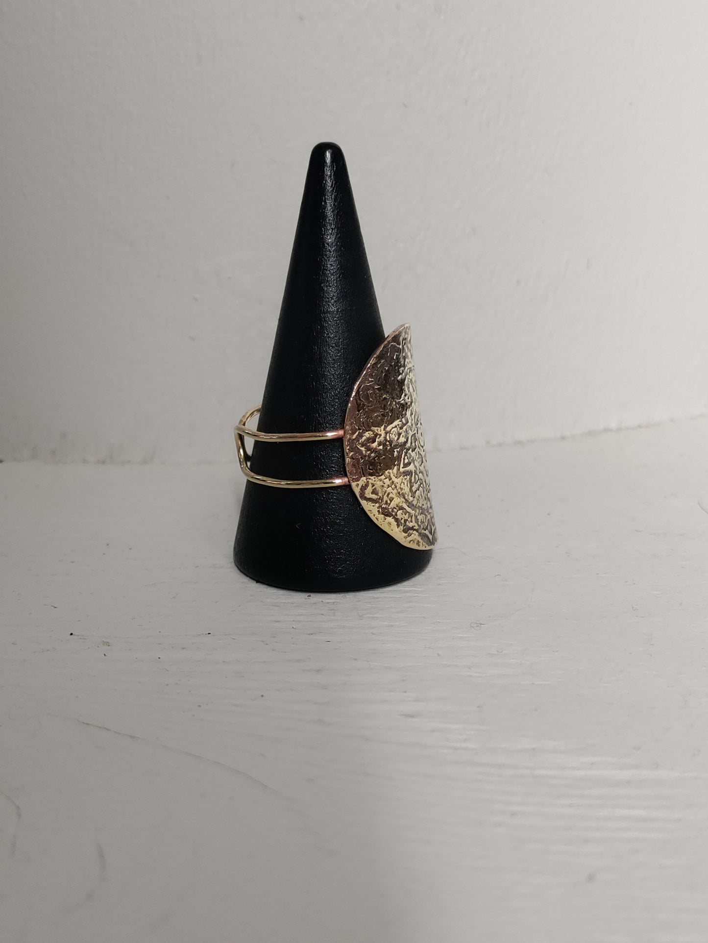 Bague dorée ajustable mandala LEIA&CO