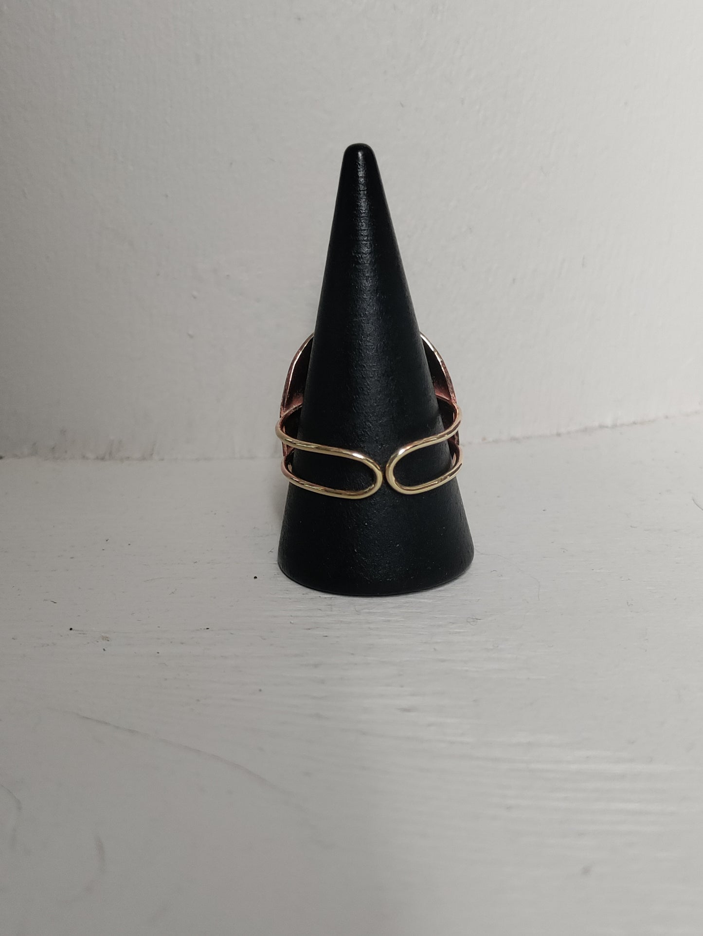 Bague dorée ajustable mandala LEIA&CO