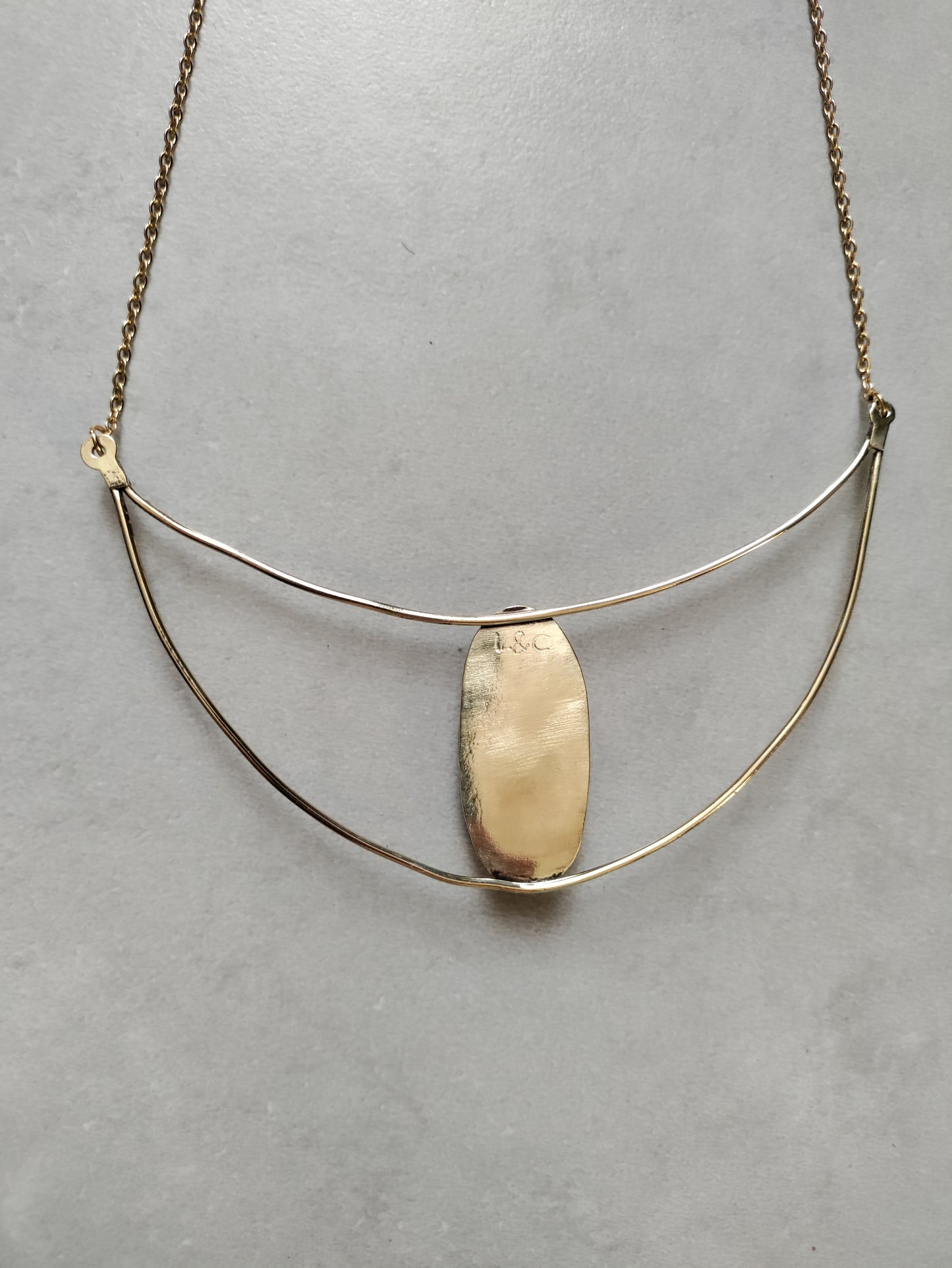 Collier parure Oeil de tigre LEIA&CO