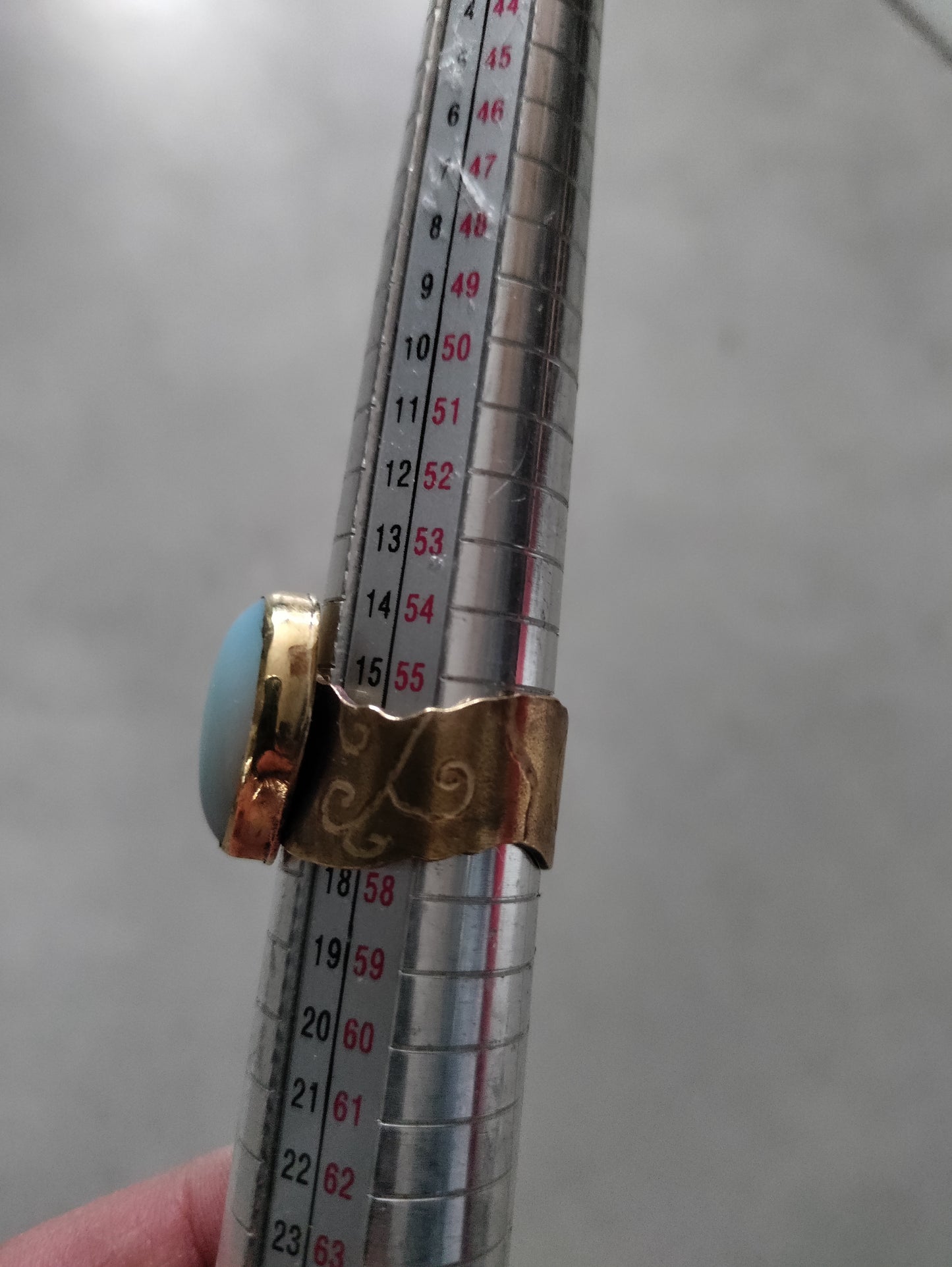 Bague féérique avec opalite et patine LEIA&CO
