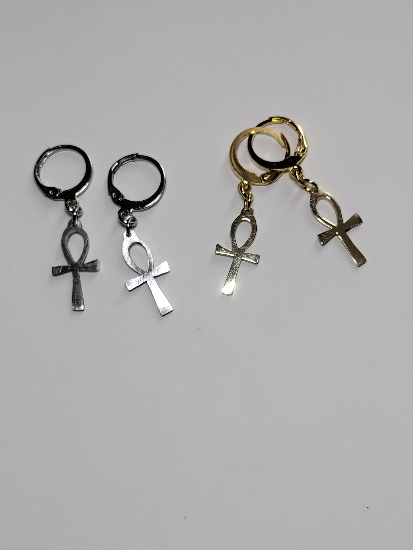 Ankh Earrings Egyptian Cross of Life LEIA&CO