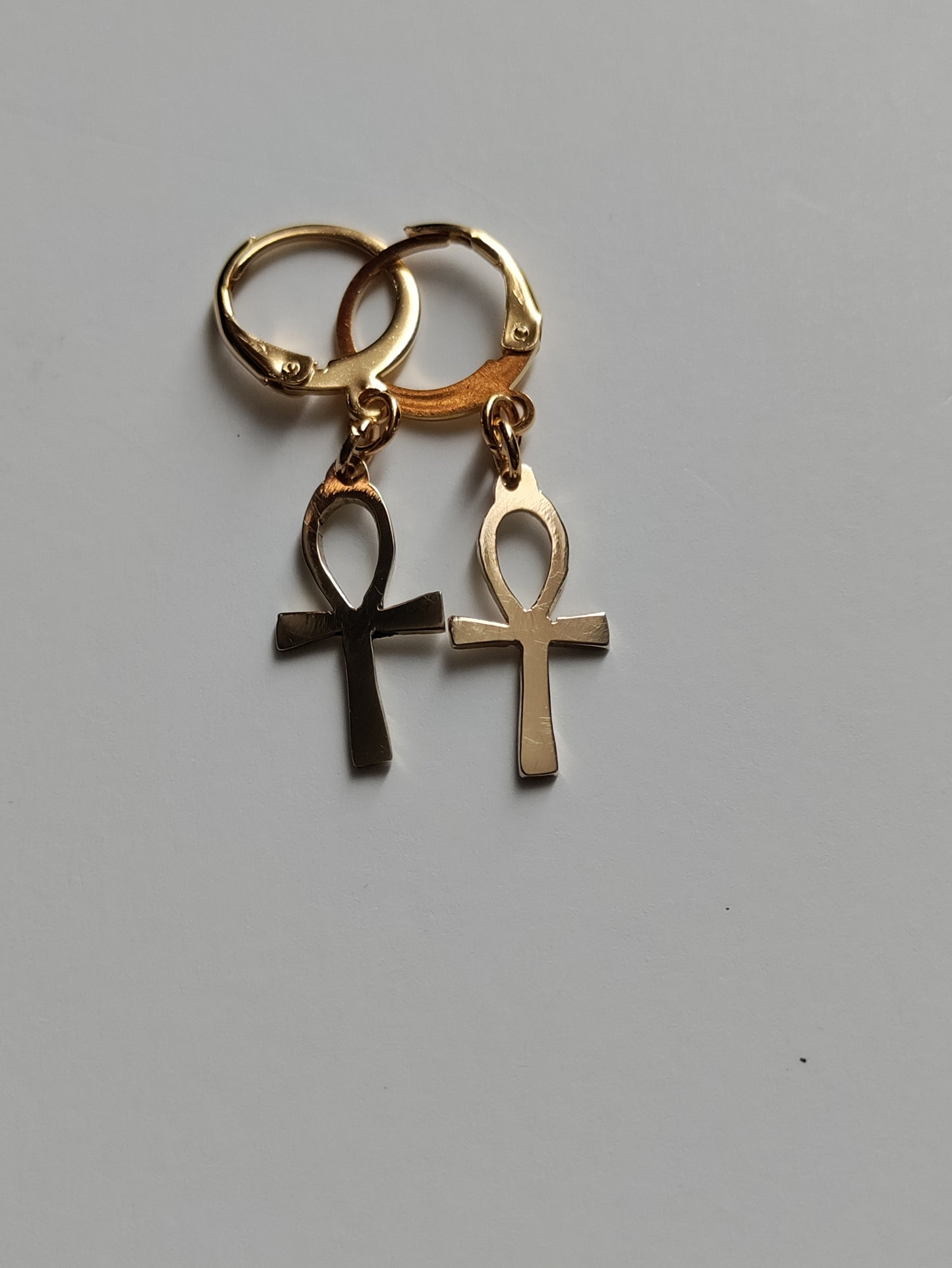 Ankh Earrings Egyptian Cross of Life LEIA&CO