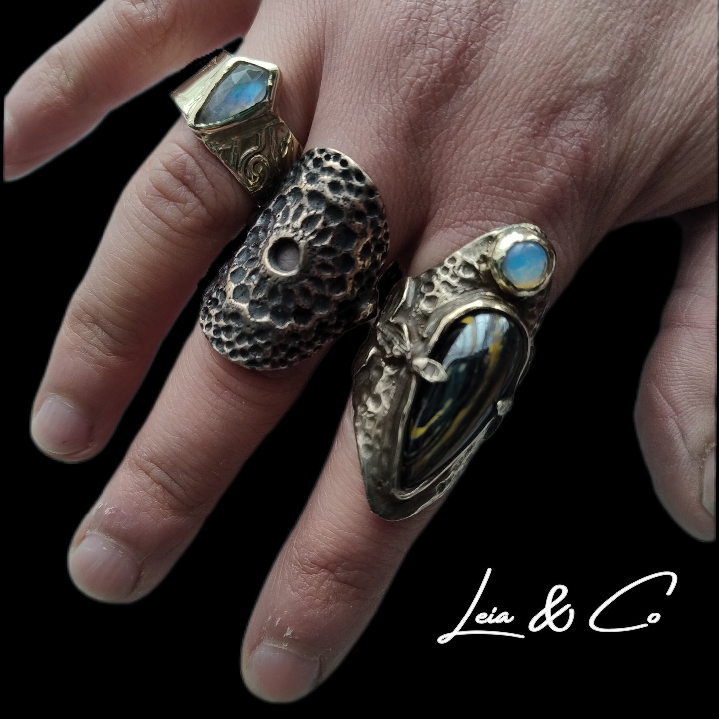 Bague Mandala antique LEIA&CO