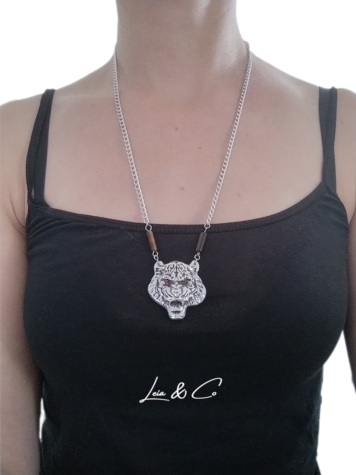 Amulette tête de tigre LEIA&CO