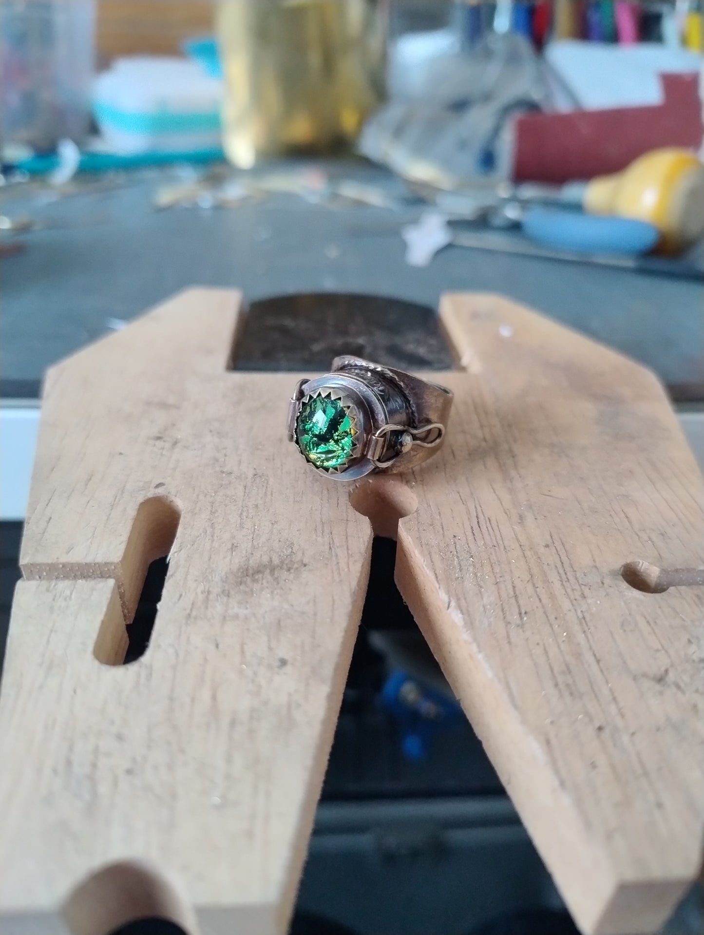 Bague à poison antique œil de dragon LEIA&CO
