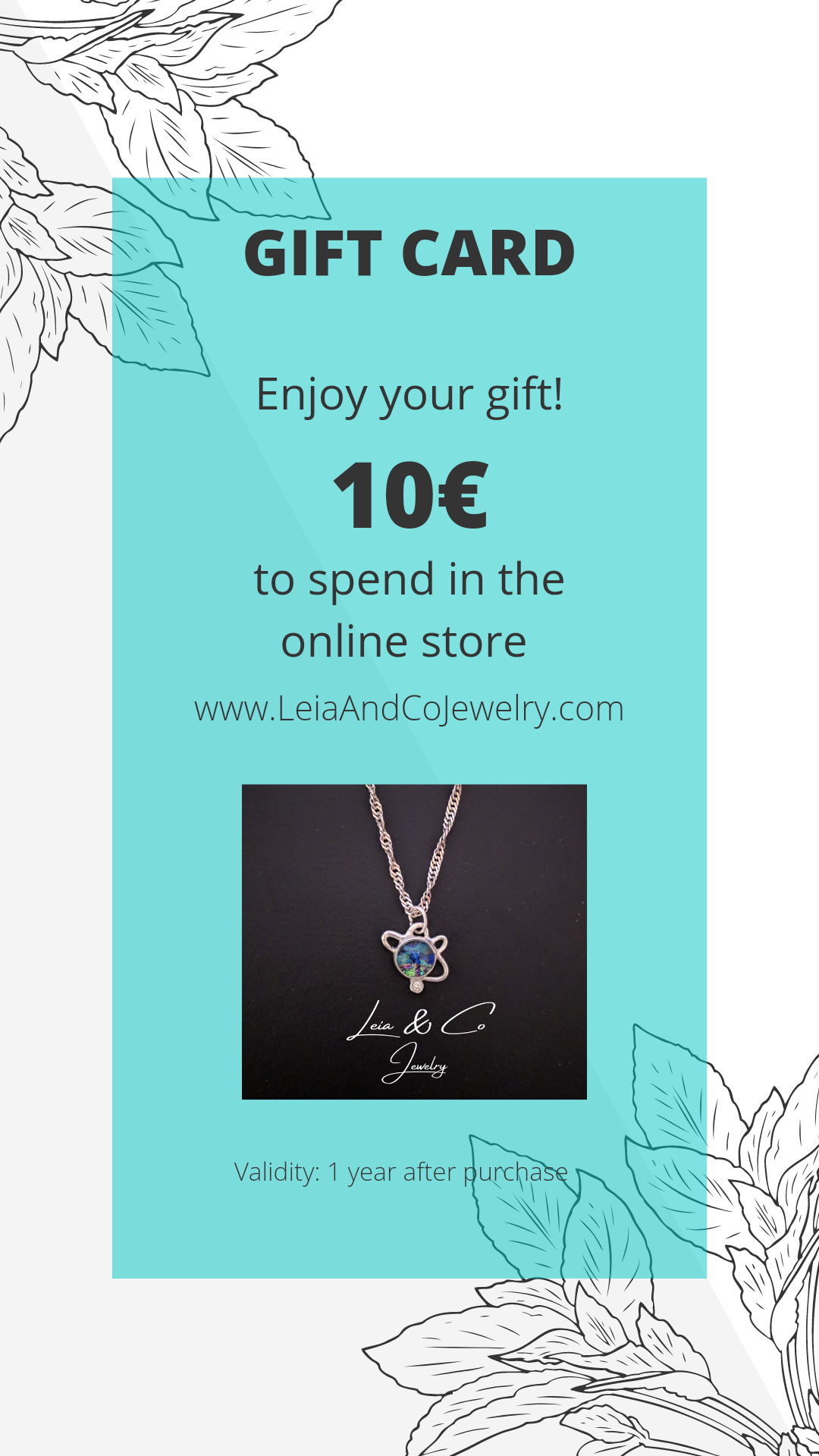 Carte cadeau Leia & Co Jewelry