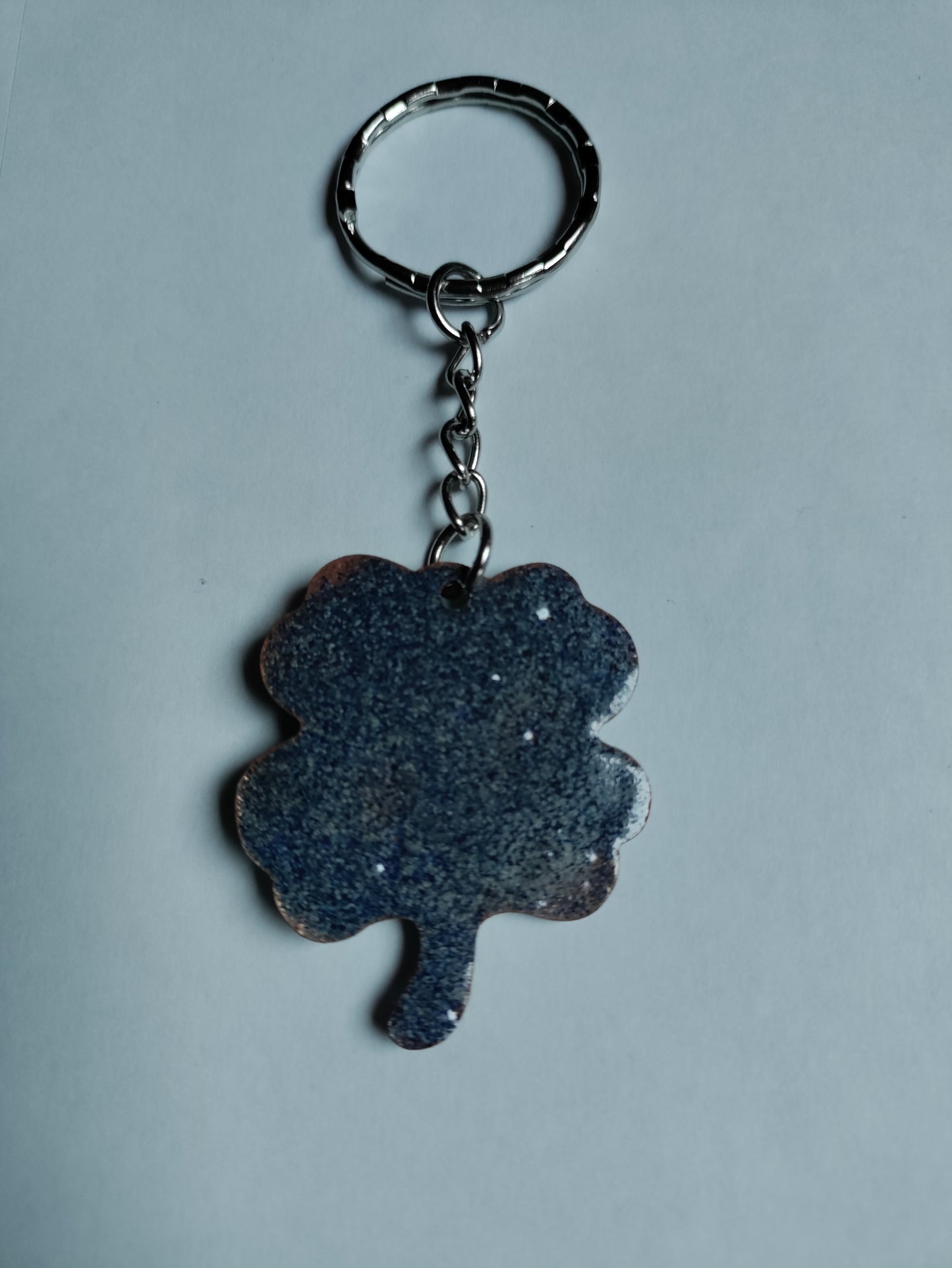 Porte clé Trèfle à 4 feuilles émaillé LEIA&CO