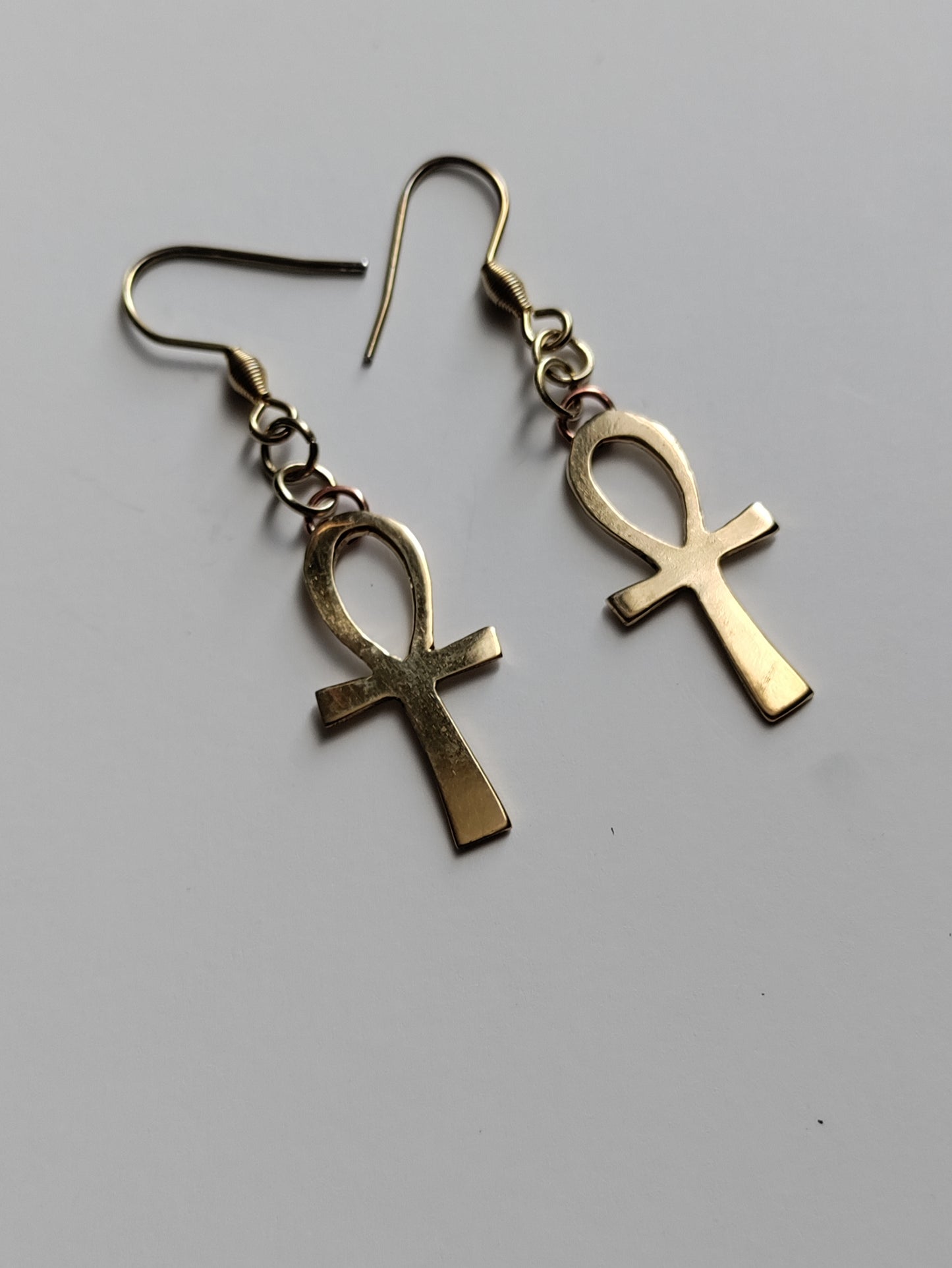 Ankh Earrings Egyptian Cross of Life LEIA&CO