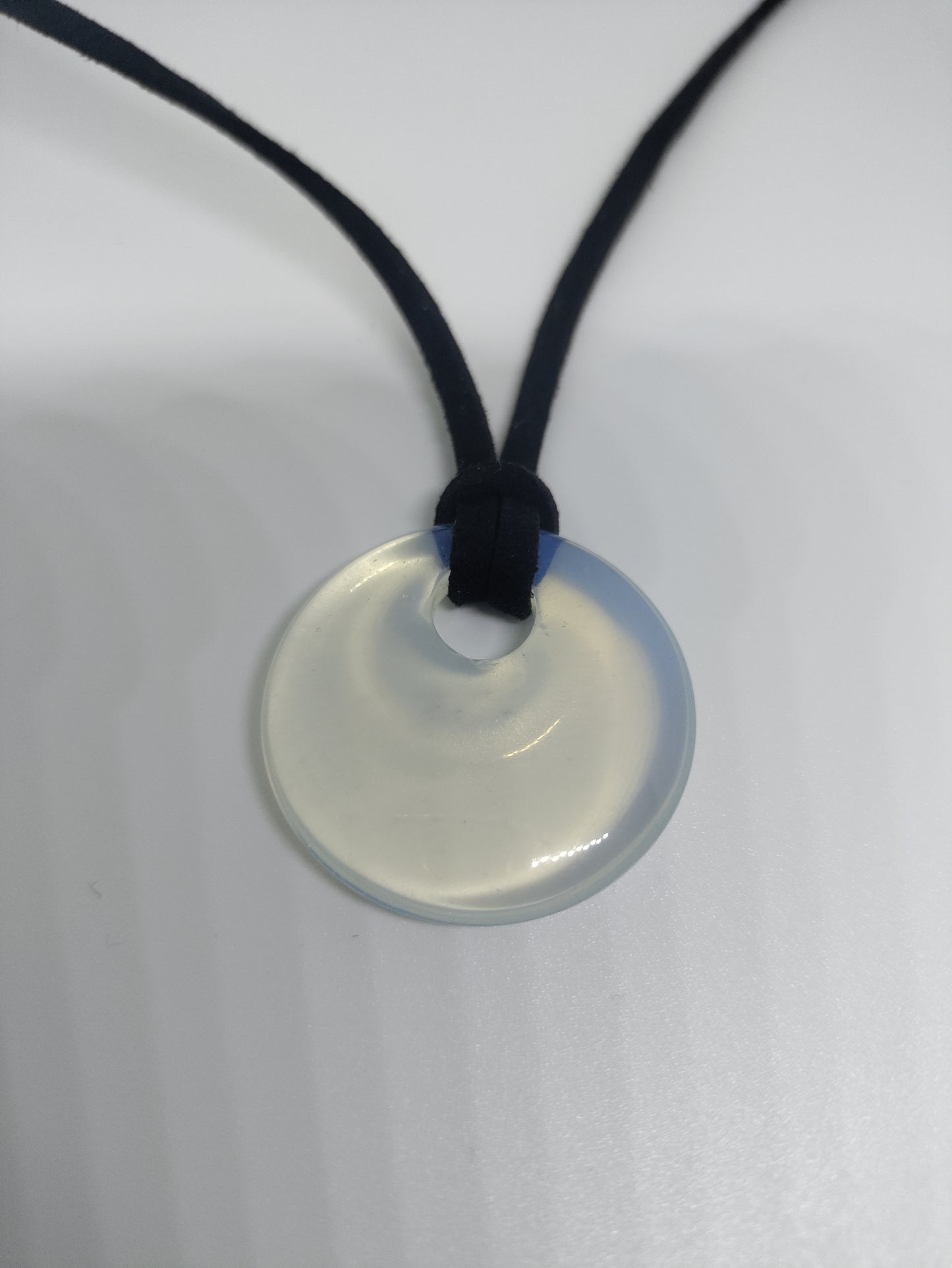 Necklace with round Opalite stone LEIA&CO